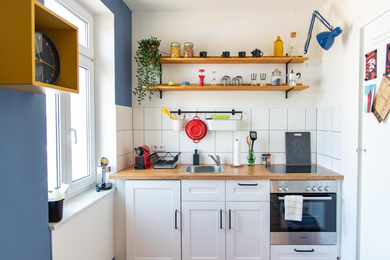 Industriecharme Apartment - Nespresso, Netflix, Wifi, Zentral, Messe Chemnitz Eksteriør billede